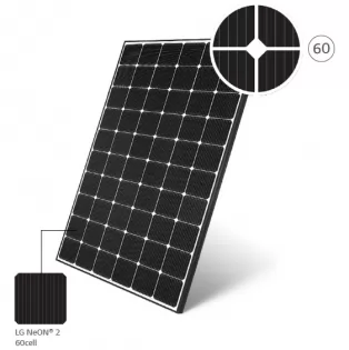 Solar modules LG NeON 2 60cell PV module от Оптиктелеком