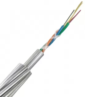 ЛЭП ОКГТ (оптический кабель в грозозащитном тросе) с типовым сердечником от Оптиктелеком