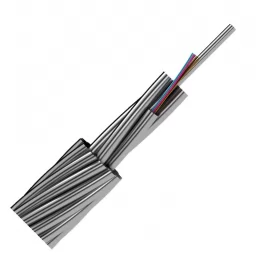 ОКГТ (оптический кабель в грозозащитном тросе) со стальной трубкой в повиве